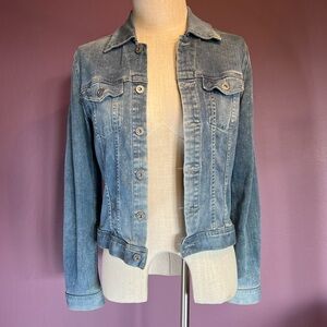 Ag Adriano Goldschmied Light Blue Denim Jacket